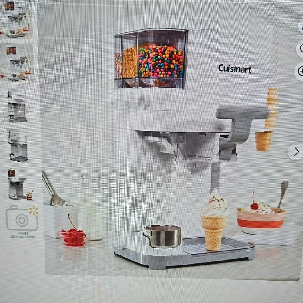 Cuisinart Ice Cream Maker with Topping Dispenser